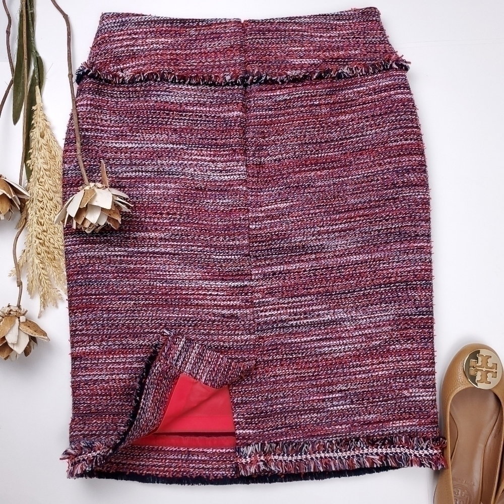 Doncaster Pink Grey Tweed Skirt Sz 4 - Picture 11 of 16